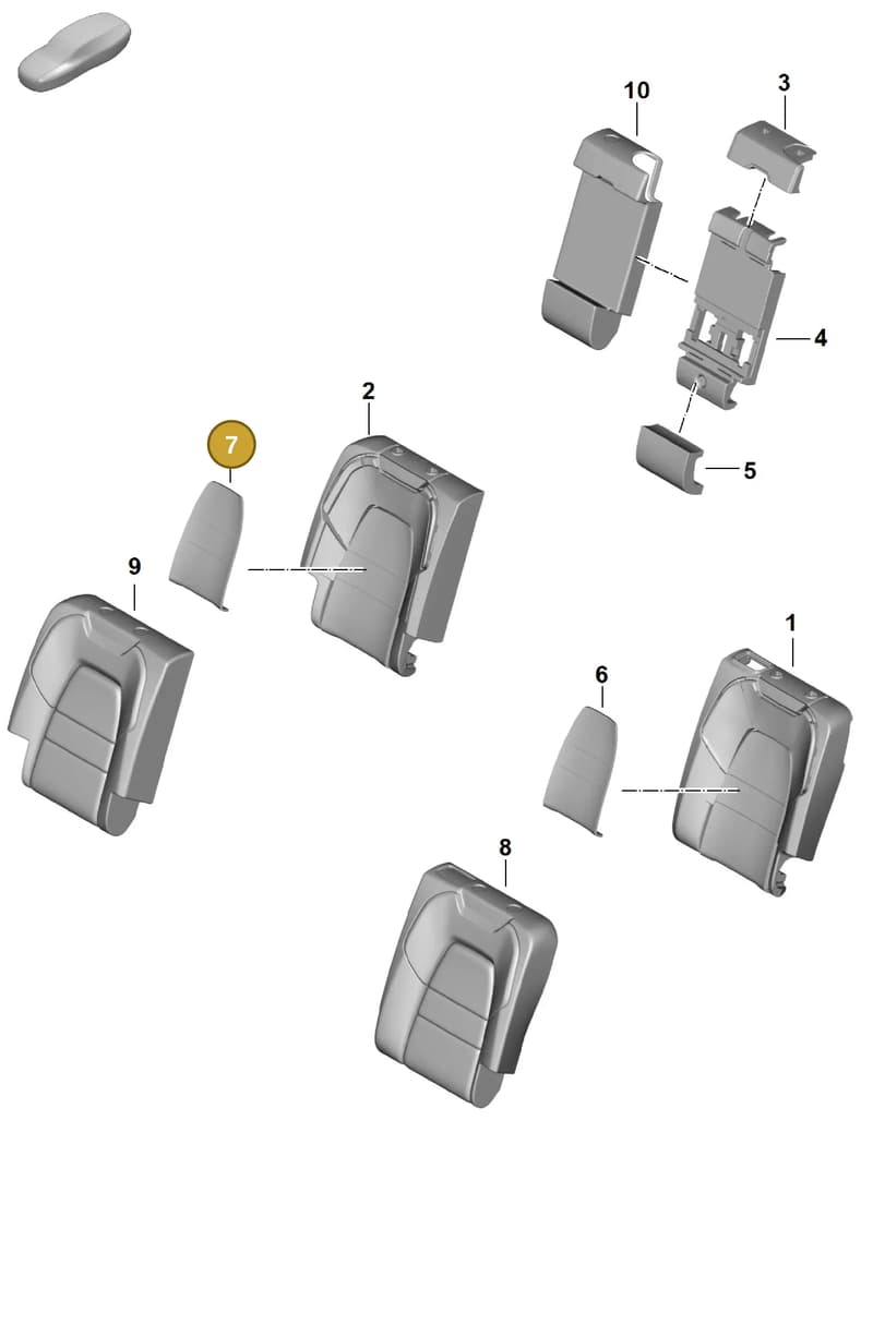 9Y0963568C — Porsche Cayenne Coupe (2023-2023) diagram p60818300, position 7