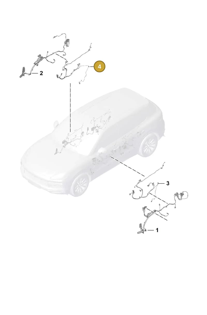 9Y0971121AJ — Porsche Cayenne Coupe (2023-2023) diagram p60903600, position 4