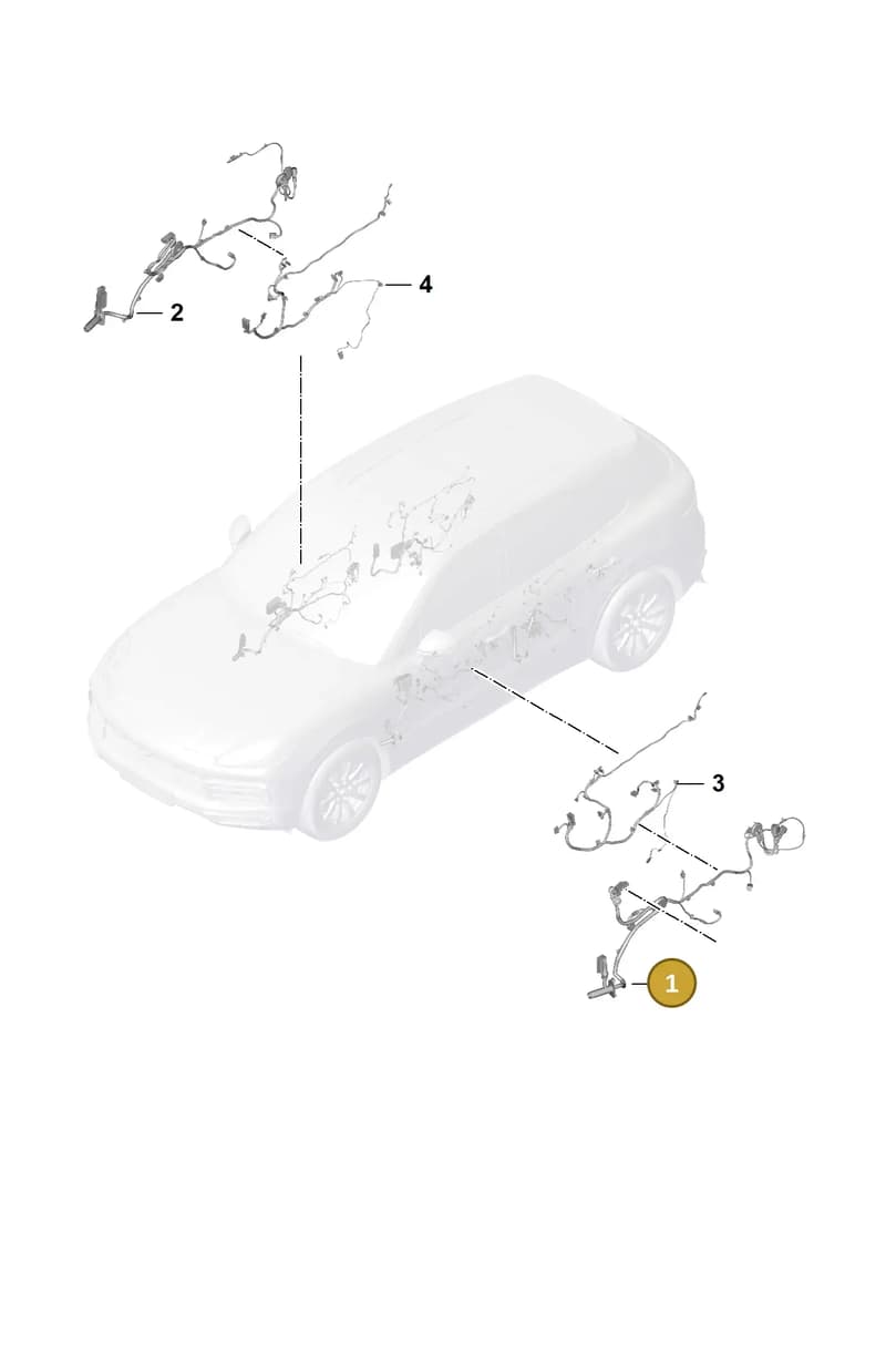 9Y0971161HR — Porsche Cayenne Coupe (2023-2023) diagram p60903600, position 1