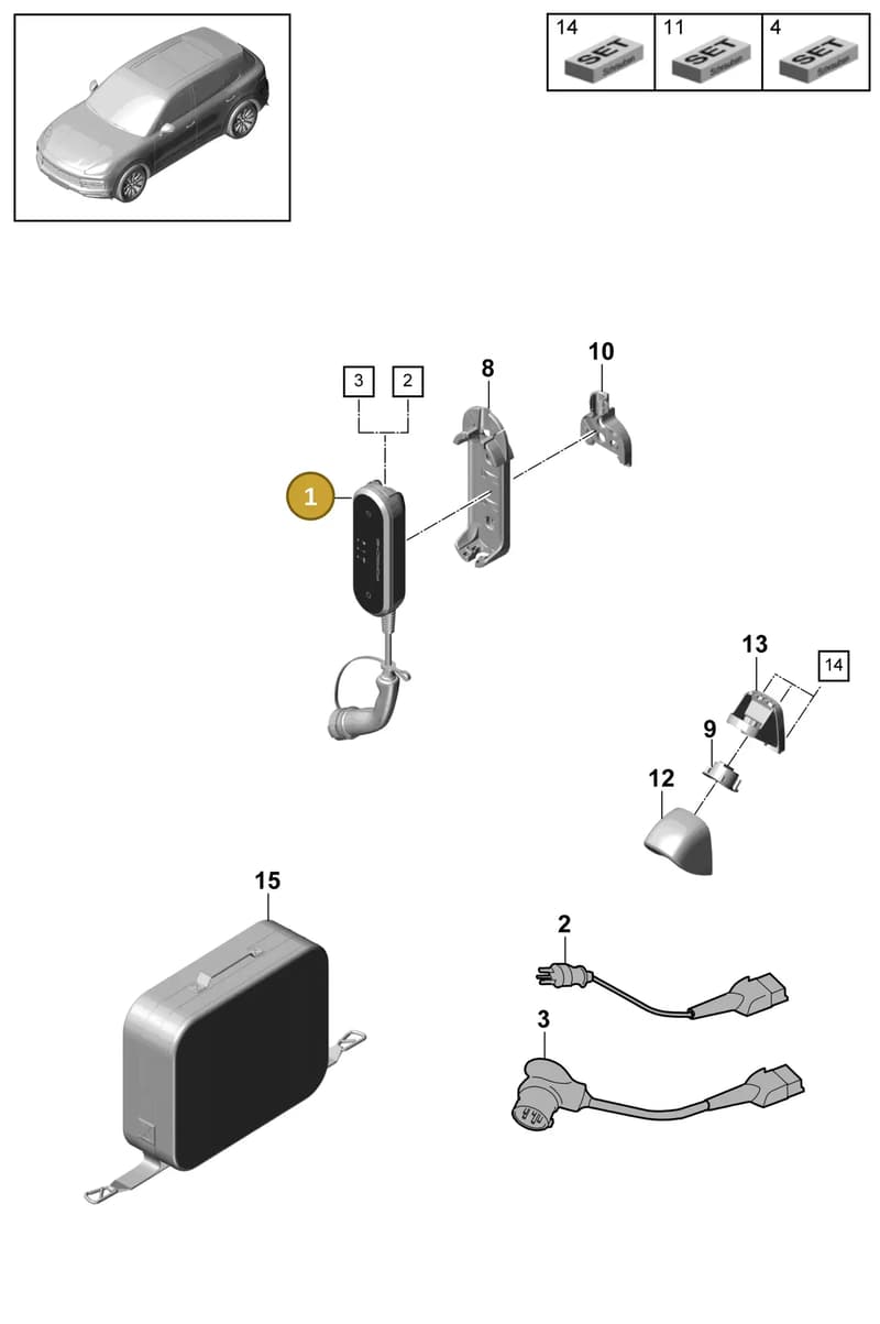 9Y0971675BC — Porsche Cayenne (2017-2023) diagram p51901190, position 1