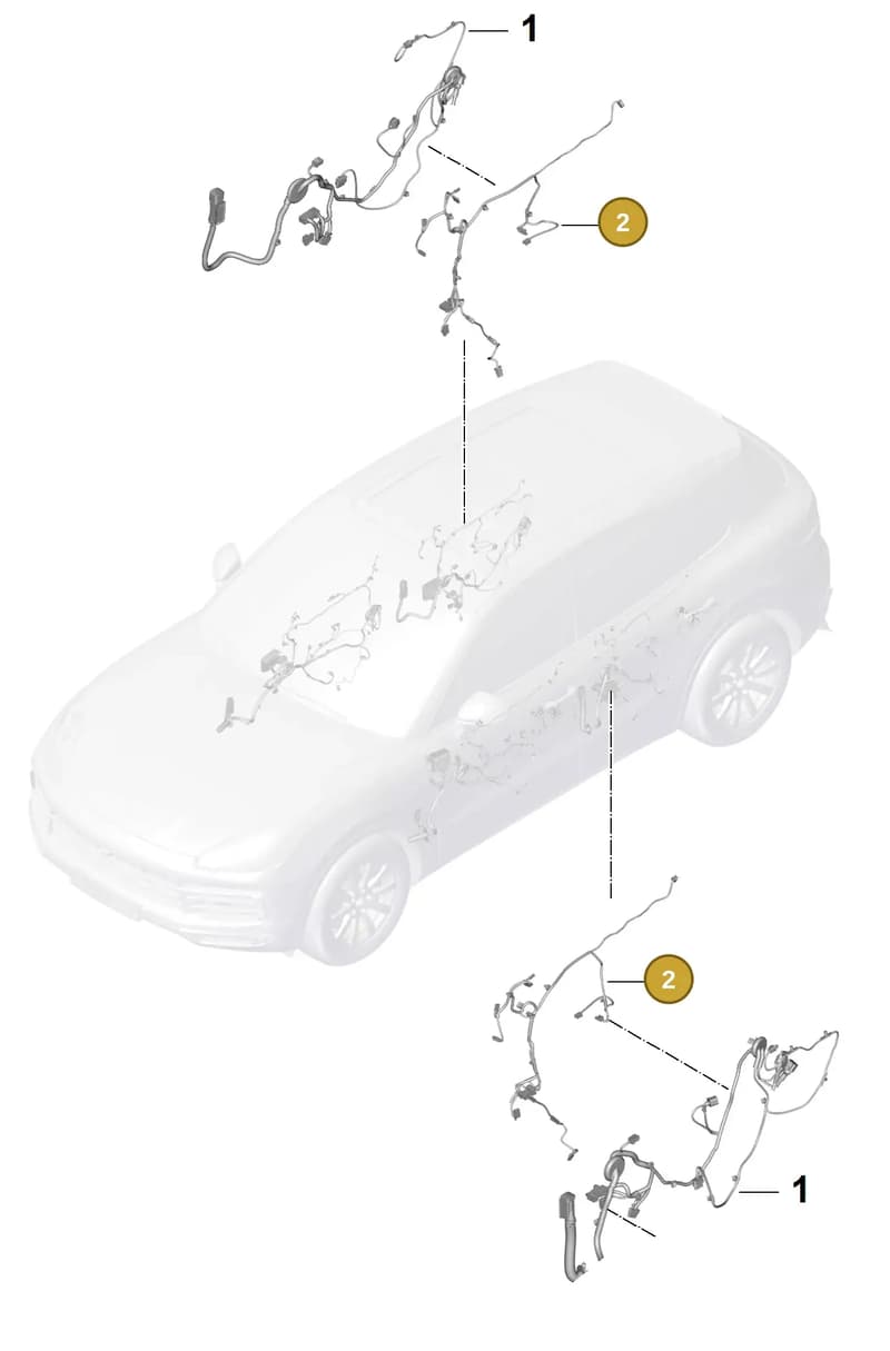 9Y0971693BC — Porsche Cayenne Coupe (2023-2023) diagram p60903700, position 2