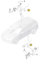 9Y0971693BM Porsche Wire Set