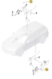 9Y0971694AN Porsche Wire Set