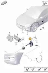 9Y0980561A Porsche Bracket for Camera