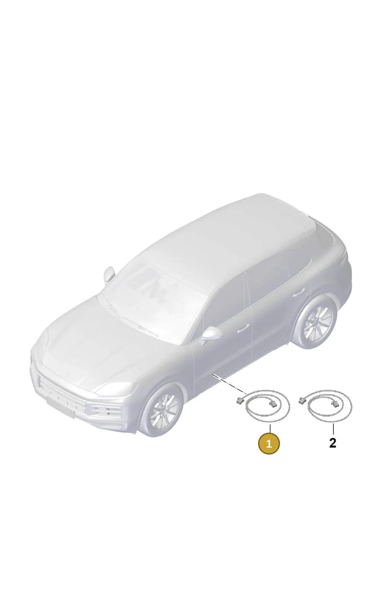 9Y1970267F — Porsche Cayenne Coupe (2023-2023) diagram p60912000, position 1