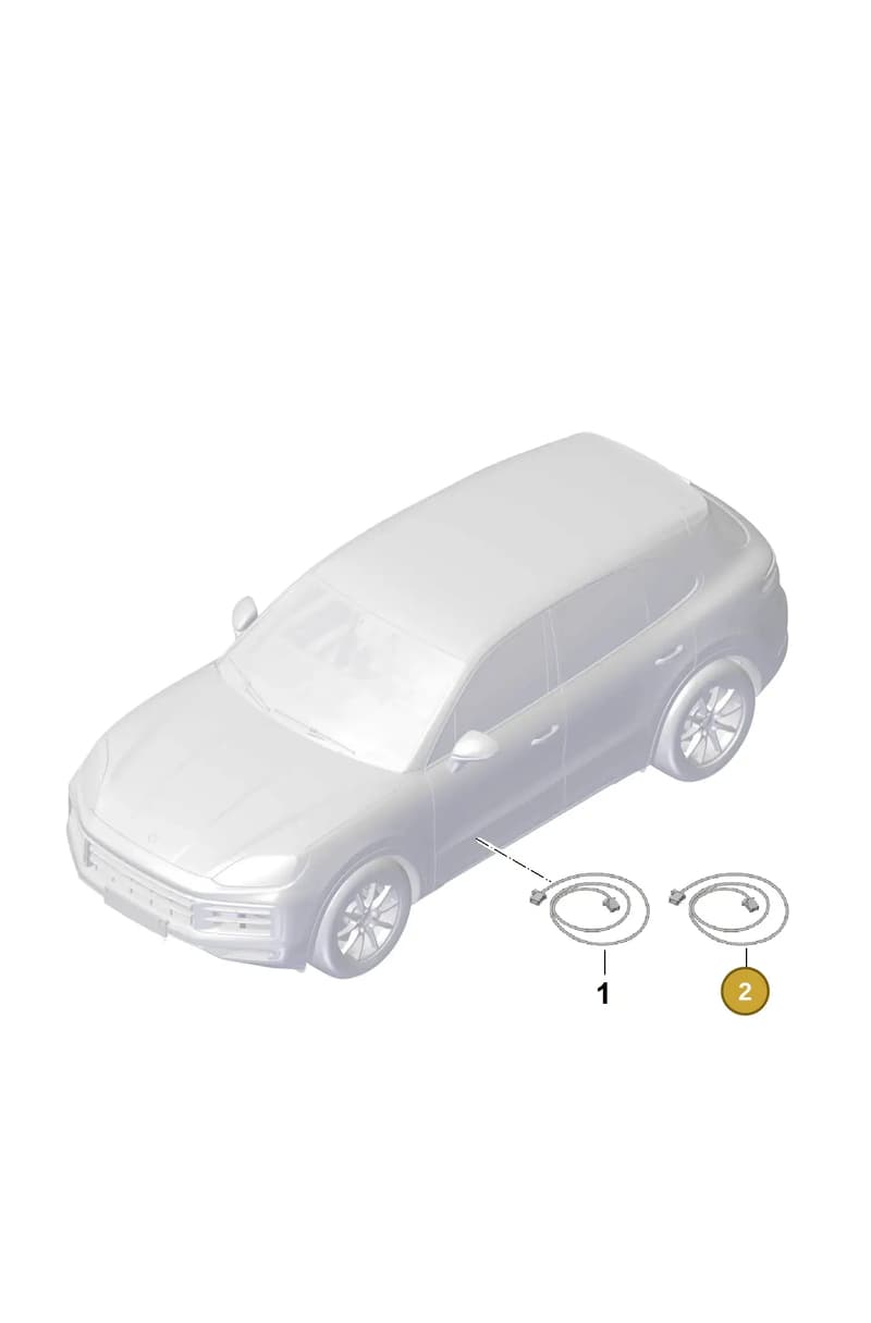 9Y1970767D — Porsche Cayenne Coupe (2023-2023) diagram p60912000, position 2