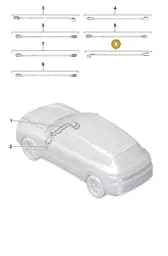 9Y1971086AF Porsche Data Connection Line