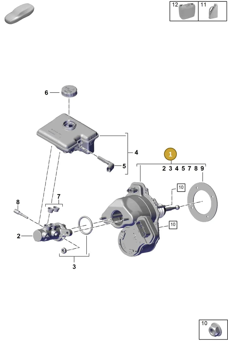 9Y2614105G — Porsche Cayenne Coupe (2023-2023) diagram p60604010, position 1