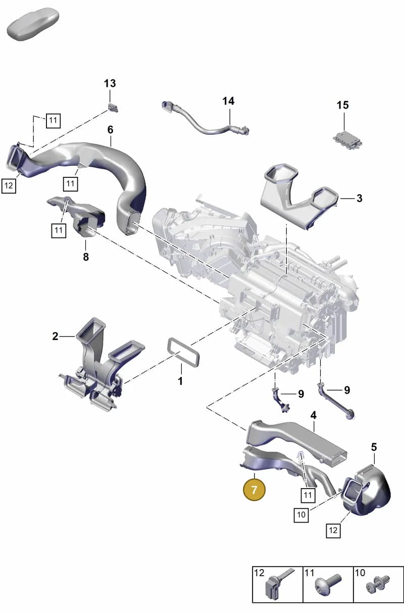 9Y2819152 — Porsche Cayenne Coupe (2023-2023) diagram p60814151, position 7