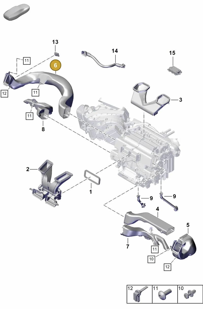 9Y2819655E — Porsche Cayenne Coupe (2023-2023) diagram p60814151, position 6