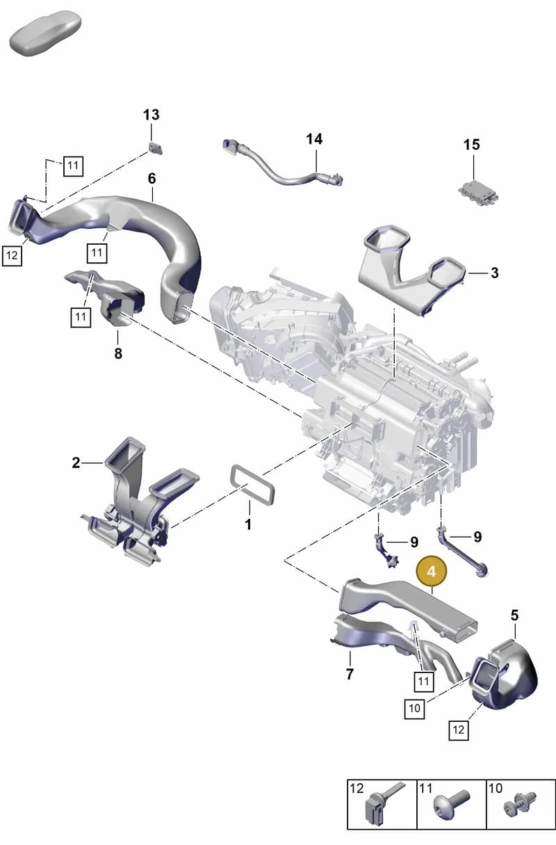9Y2820160 — Porsche Cayenne Coupe (2023-2023) diagram p60814151, position 4
