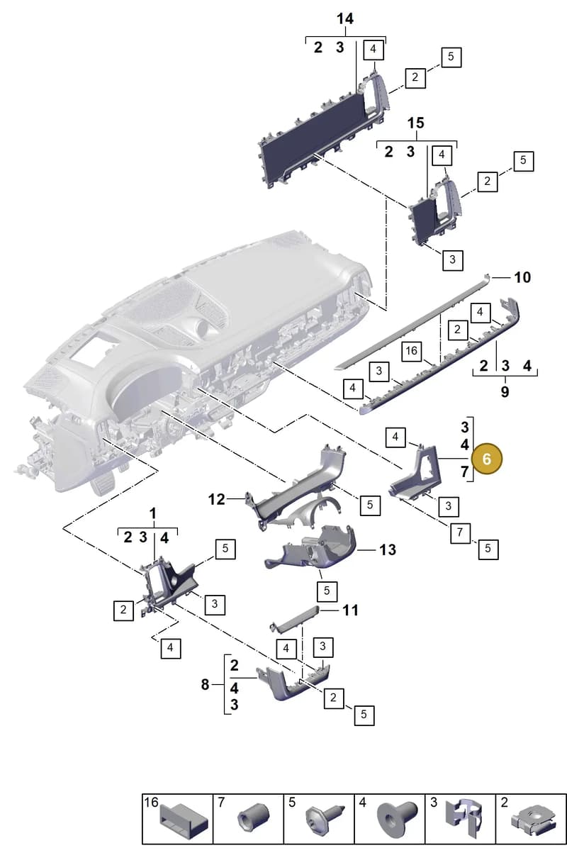 9Y28532995Q0 — Porsche Cayenne Coupe (2023-2023) diagram p60809050, position 6