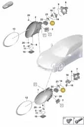 9Y2941665 Porsche Control Unit for LED Headlight