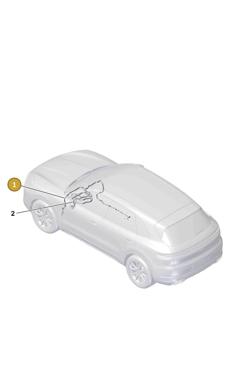 9Y2971086J — Porsche Cayenne Coupe (2023-2023) diagram p60912500, position 1