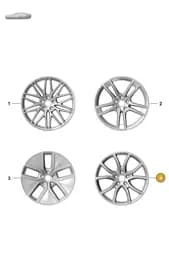 9Y3601025BNC9X Porsche Alloy Wheel (Jet Black Metallic C9X)