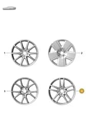 9Y3601025BQ88Z Porsche Alloy Wheel (Brilliant Chrome Finish 88Z)