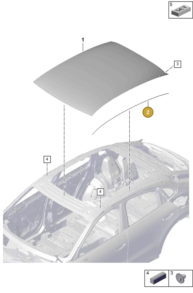 9Y3817668A — Porsche Cayenne Coupe (2023-2023) diagram p60811100, position 2