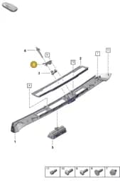 9Y3827199A Porsche Bracket for Camera