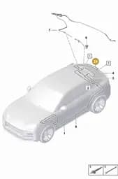 9Y3827861 Porsche Hose Line for Washer Water
