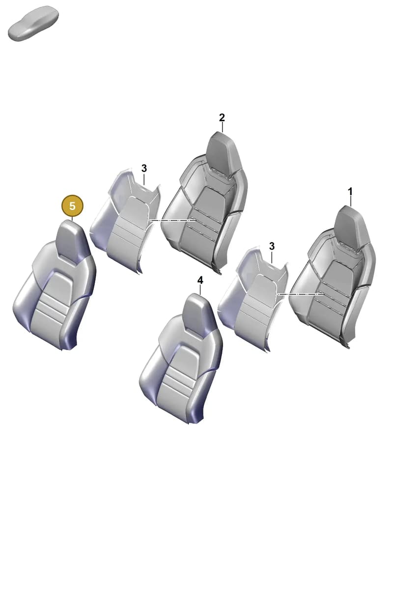 9Y3881806AKOT5 — Porsche Cayenne Hybrid Coupe (2023-) diagram p60817320, position 5