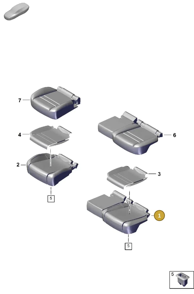 9Y3885375D — Porsche Cayenne Coupe (2023-2023) diagram p60818410, position 1