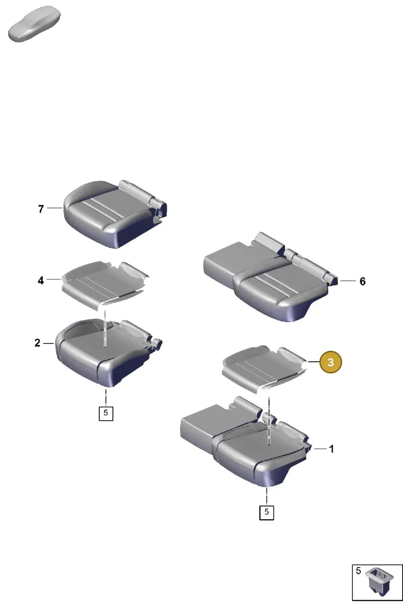 9Y3963561C — Porsche Cayenne Coupe (2023-2023) diagram p60818410, position 3