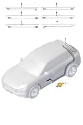 9Y3974288 Porsche Aerial Connection Line