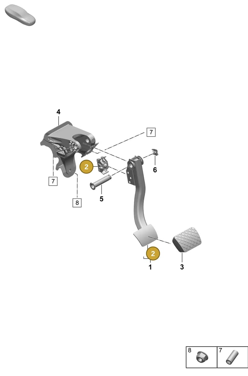 PAA721165 — Porsche Macan (2024-2024) diagram p61702000, position 2