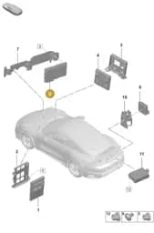 PAA907117 Porsche Control Unit for Driver Assistance Systems