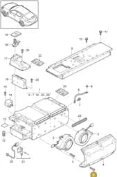 PAA915543 Porsche Bracket