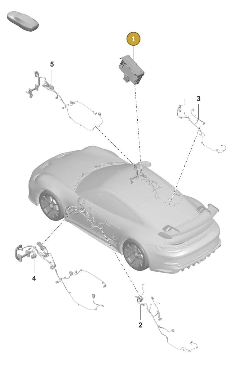 PAA959792 — Porsche 911 (2021-2022) diagram p59902150, position 1