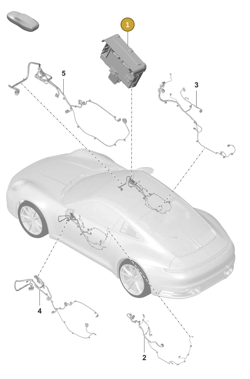 PAA959793 — Porsche 911 (2018-2024) diagram p53902150, position 1