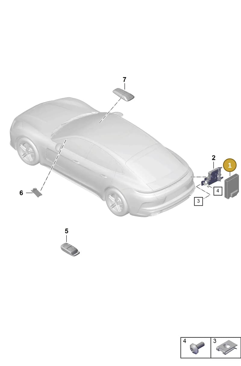 PAA963513B — Porsche Panamera (2023-2025) diagram p62901400, position 1