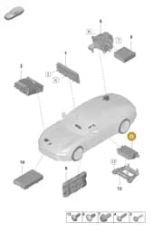 PAB035953 Porsche USB Hub