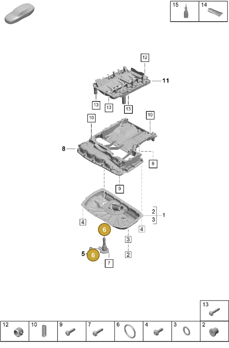PAB103196C — Porsche Cayenne Coupe (2023-2023) diagram p60104110, position 6
