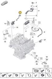 PAB103283 Porsche Breather Line