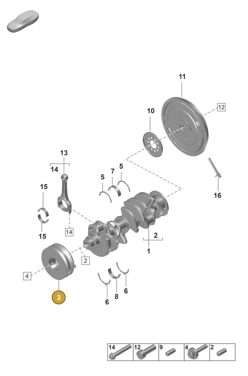 PAB105251 — Porsche Panamera (2023-2025) diagram p58102000, position 3