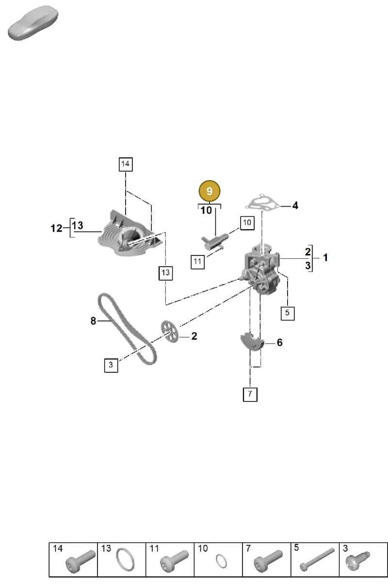 PAB115393 — Porsche Cayenne Coupe (2023-2023) diagram p60104020, position 9