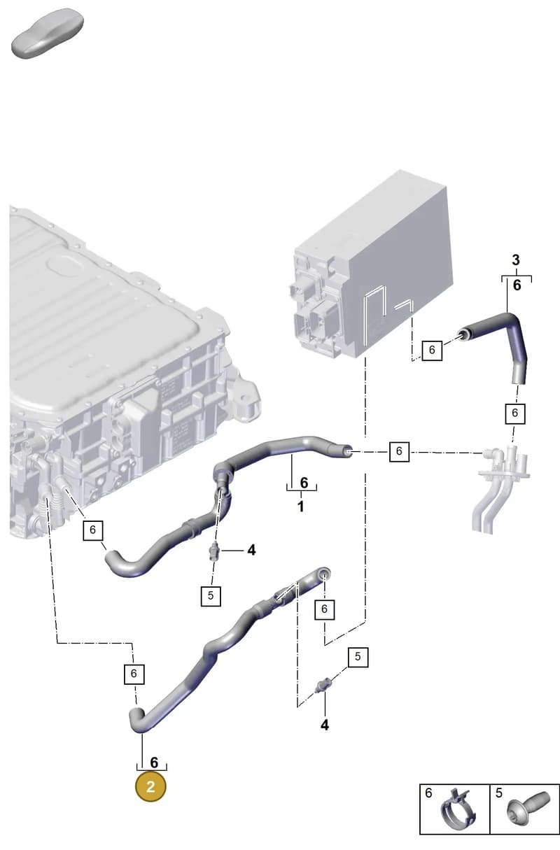 PAB121062 — Porsche Cayenne Coupe (2023-2023) diagram p60815620, position 2