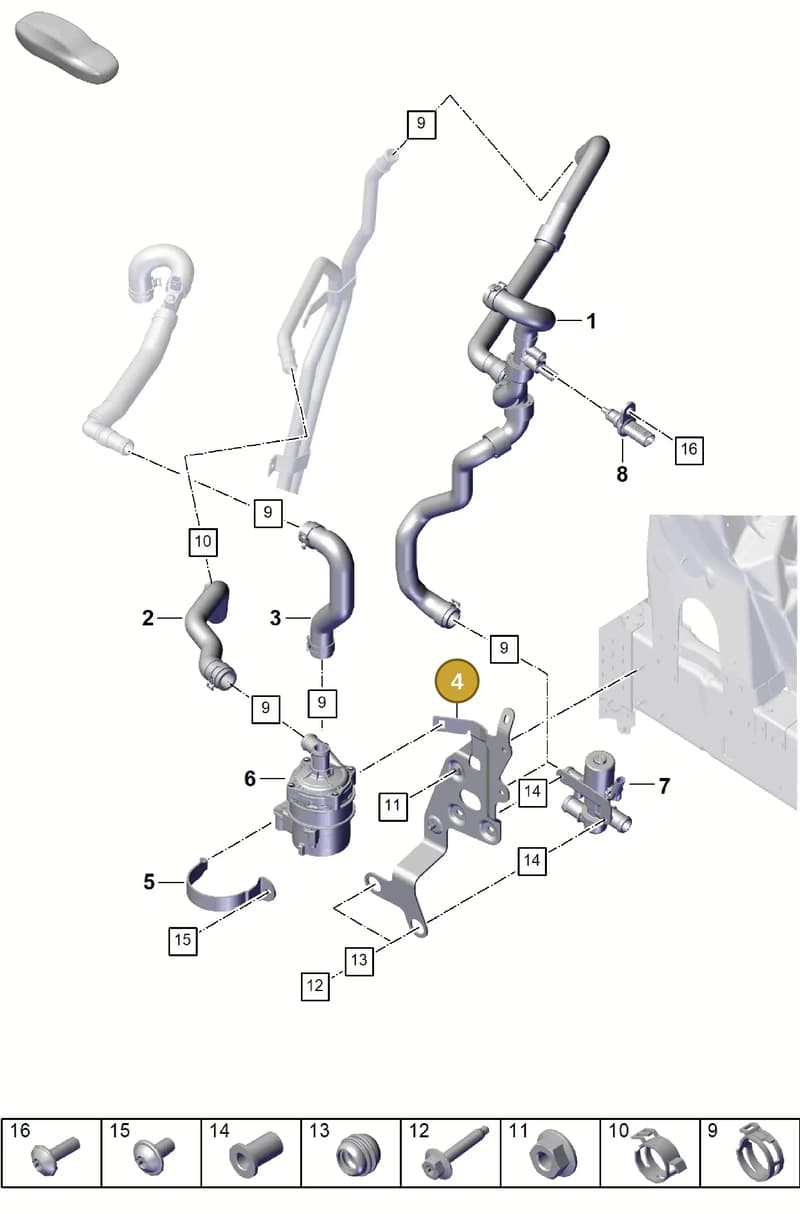 PAB121240Q — Porsche Cayenne Coupe (2023-2023) diagram p60815210, position 4