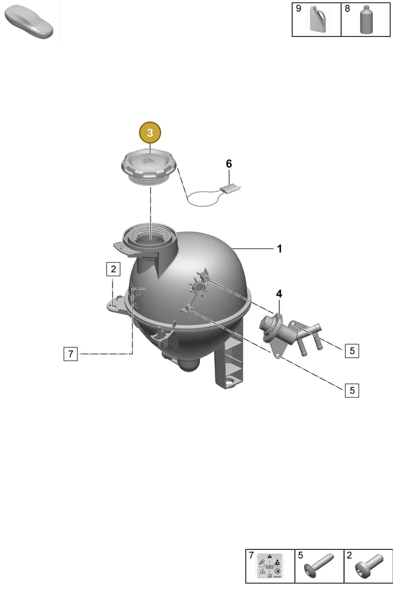 PAB121321D — Porsche Macan (2024-2024) diagram p61155100, position 3