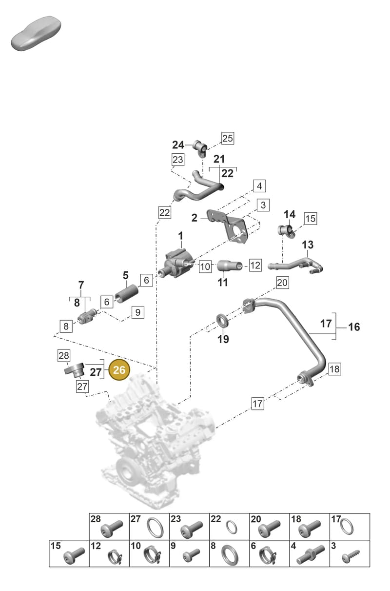 PAB12141800 — Porsche Panamera (2023-2025) diagram p58105110, position 26