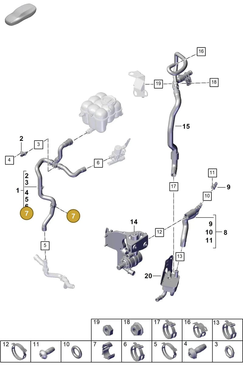 PAB121481D — Porsche Cayenne Coupe (2023-2023) diagram p60105380, position 7