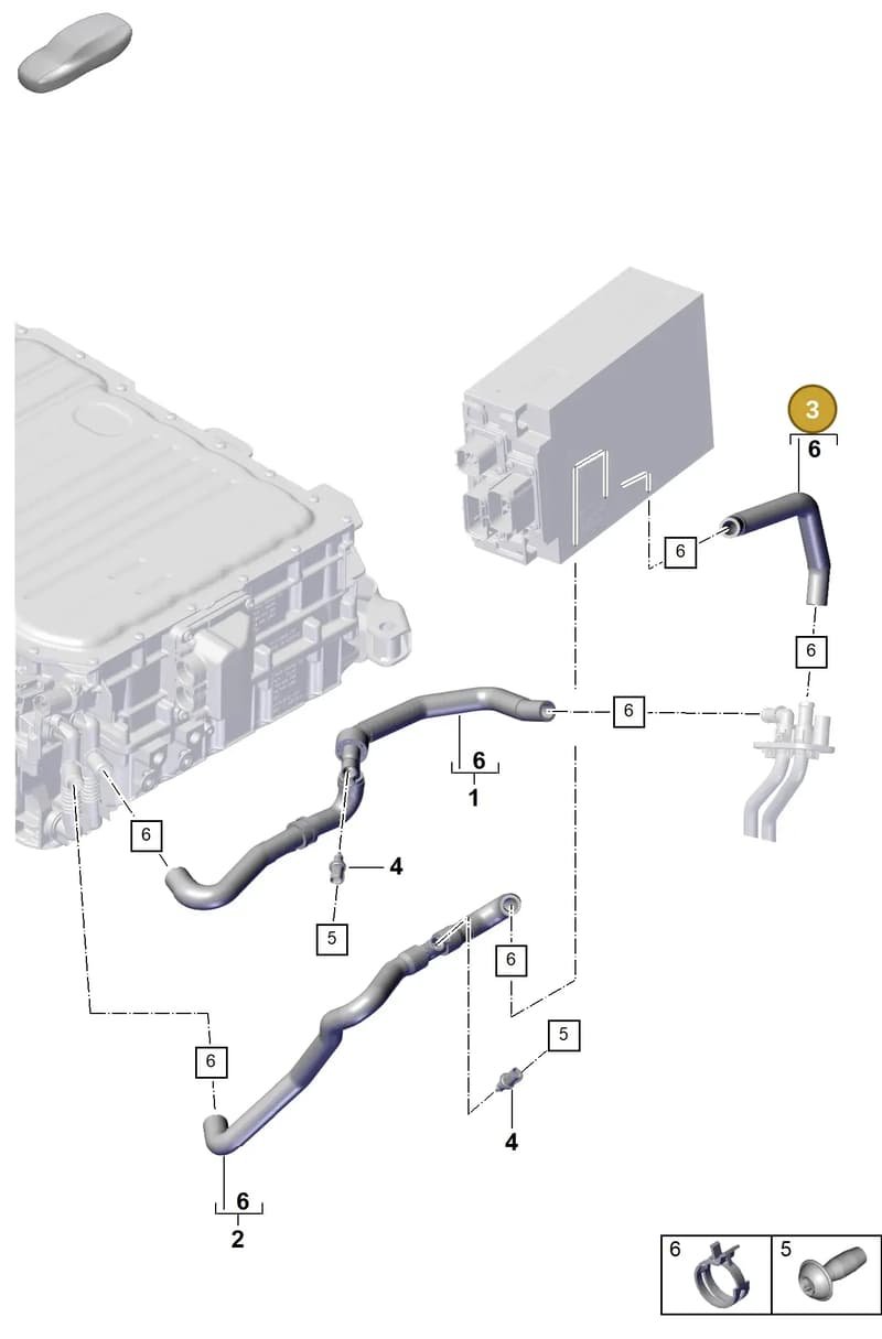 PAB121611 — Porsche Cayenne Coupe (2023-2023) diagram p60815620, position 3
