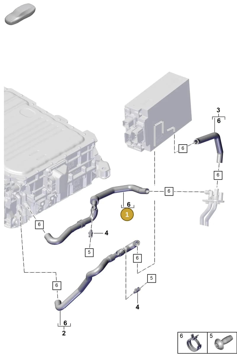 PAB122061 — Porsche Cayenne Coupe (2023-2023) diagram p60815620, position 1