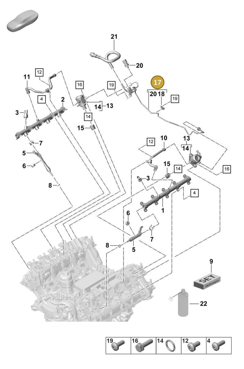 PAB127503A — Porsche Panamera (2020-2023) diagram p58107000, position 17