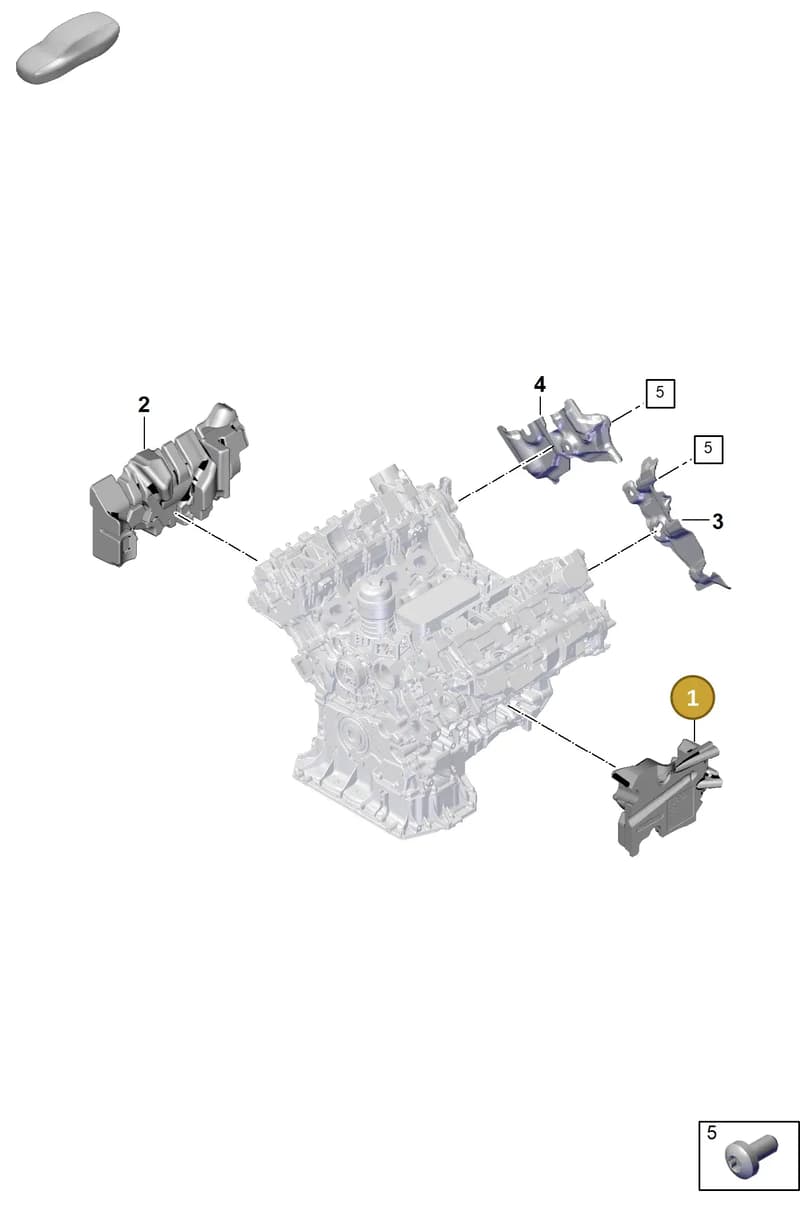 PAB128875 — Porsche Cayenne Coupe (2023-2023) diagram p60101150, position 1