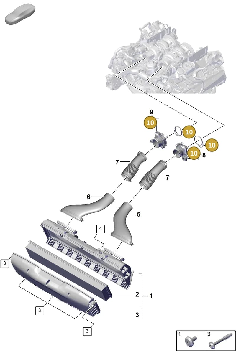 PAB129056 — Porsche Panamera (2023-2025) diagram p62106000, position 10