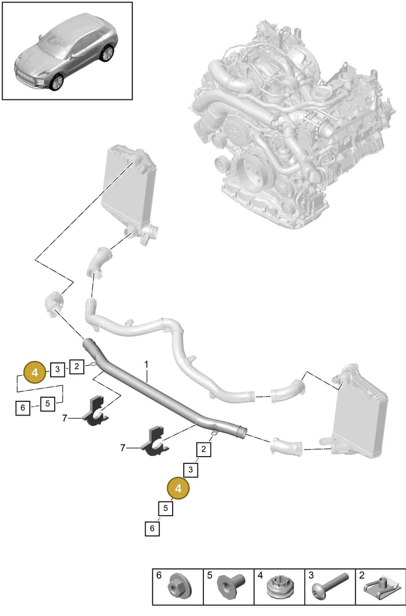 PAB129669B — Porsche Macan (2018-2022) diagram p52107215, position 4