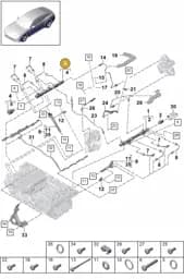 PAB130090 Porsche Fuel Rail